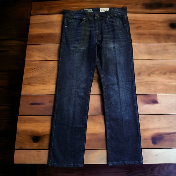 NWT AXEL MFG CO (32X32) Blue Denim Slim Boot - Picture 2 of 7
